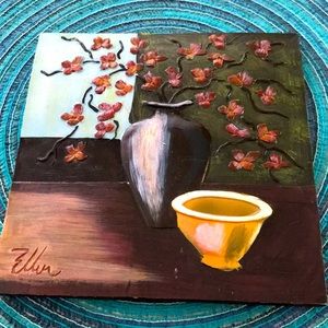 Serene Signed Art Plaque